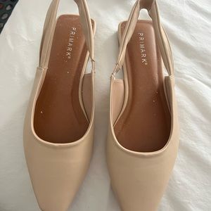 Primark nude flats size 10